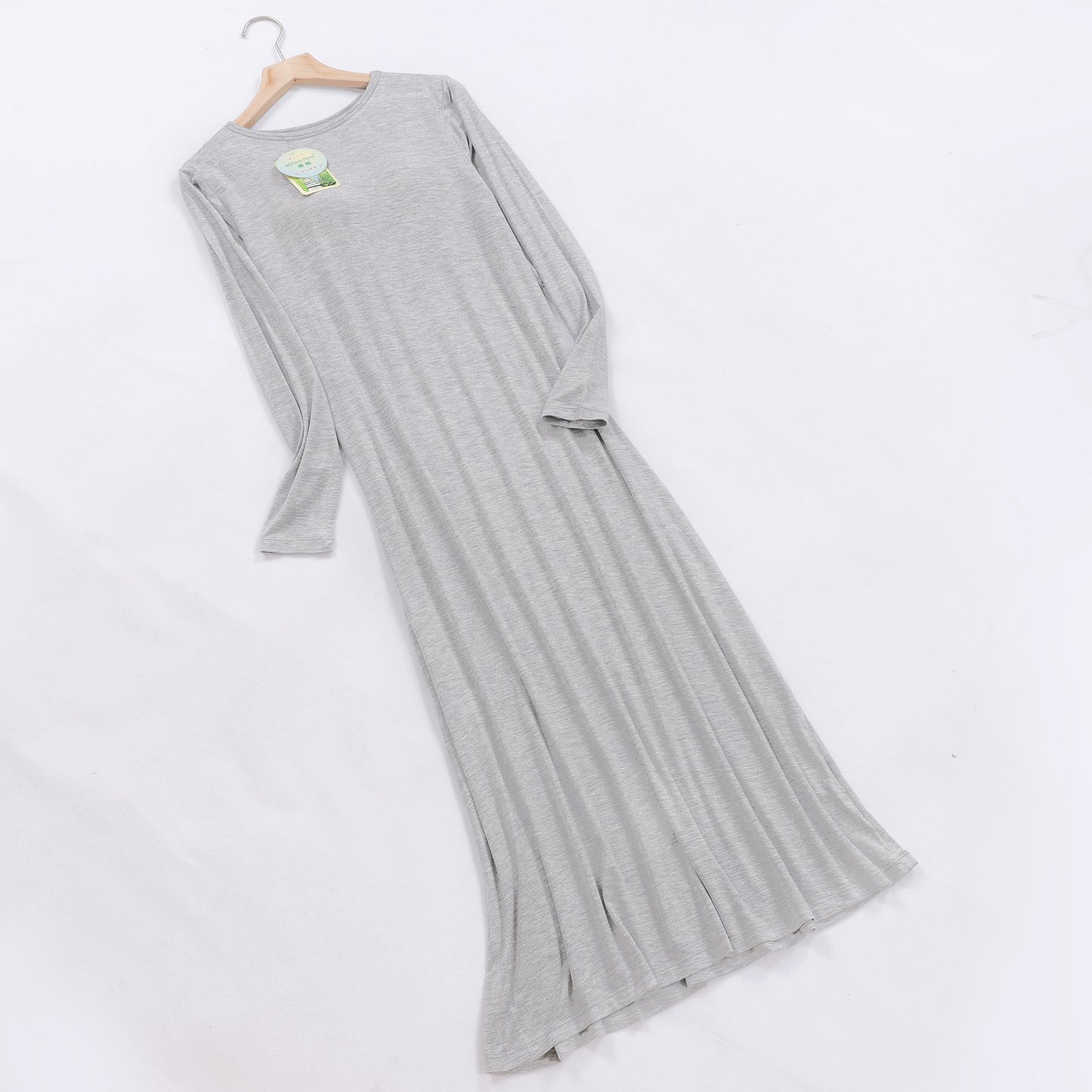 Modal Soft Lounge Sleep Dress with Built-In Bra