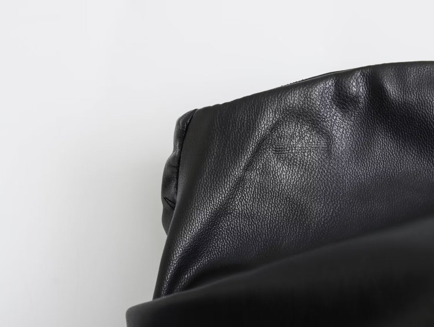 Strapless Faux Leather Bodycon Midi Dress